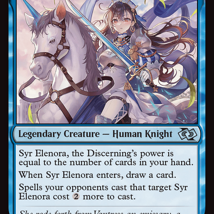 Syr Elenora, the Discerning (Anime) [Foundations Jumpstart]