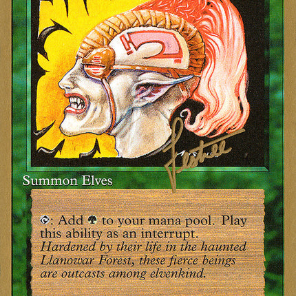 Llanowar Elves (Bertrand Lestree) [Pro Tour Collector Set]