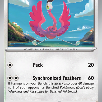 Flamigo (185/197) [Scarlet & Violet: Obsidian Flames]