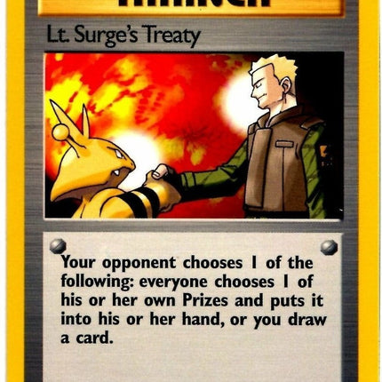 Lt. Surge's Treaty (112/132) [Gym Heroes Unlimited]