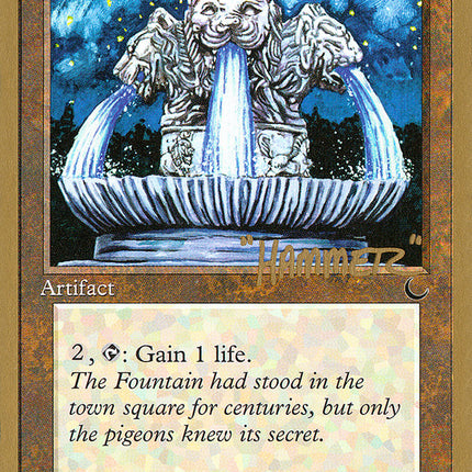 Fountain of Youth (Shawn "Hammer" Regnier) (SB) [Pro Tour Collector Set]