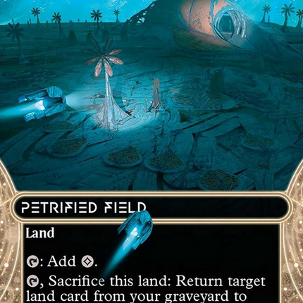 Petrified Field (0032) (Borderless) [Edge of Eternities: Stellar Sights]