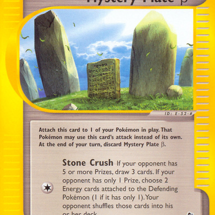 Mystery Plate Beta (134/144) [Skyridge]