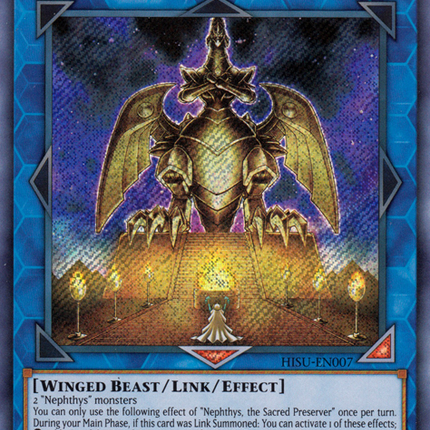 Nephthys, the Sacred Preserver [HISU-EN007] Secret Rare