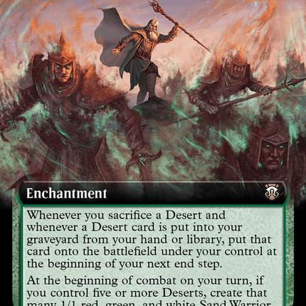 Desert Warfare (Extended Art) (Ripple Foil) [Modern Horizons 3 Commander]