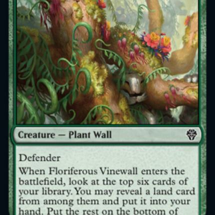 Floriferous Vinewall [Dominaria United]