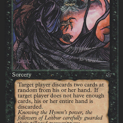 Hymn to Tourach (Quinton Hoover) [Fallen Empires]