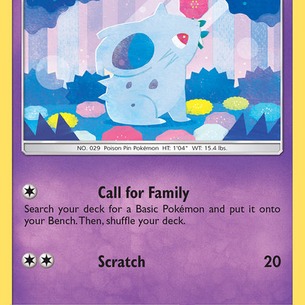 Nidoran (54/181) (Female) [Sun & Moon: Team Up]