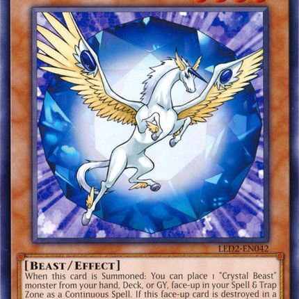 Crystal Beast Sapphire Pegasus [LED2-EN042] Common