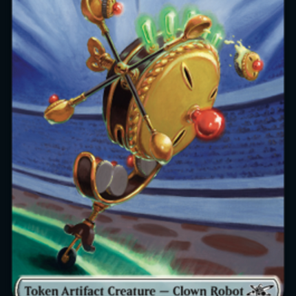 Clown Robot (002) // Storm Crow Double-Sided Token [Unfinity Tokens]