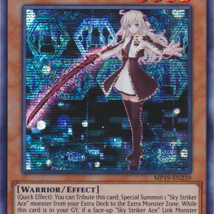 Sky Striker Ace - Raye [MP19-EN259] Prismatic Secret Rare