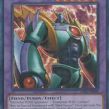 Evil HERO Lightning Golem (Red) [LDS3-EN028] Ultra Rare