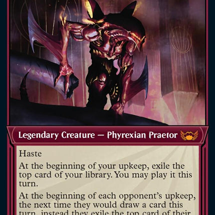 Urabrask, Heretic Praetor (Showcase Art Deco Foil Etched) [Streets of New Capenna]