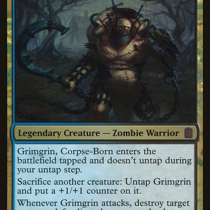 Grimgrin, Corpse-Born (Oversized) [Commander's Arsenal Oversized]