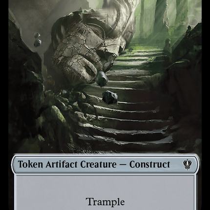 Construct // Soldier Double-Sided Token [Murders at Karlov Manor Commander Tokens]