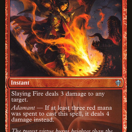 Slaying Fire (Promo Pack) [Throne of Eldraine Promos]