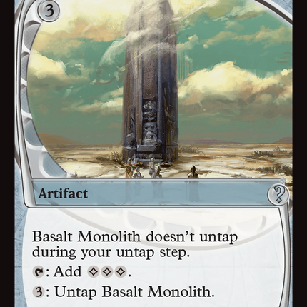 Basalt Monolith (Future Sight) [Mystery Booster 2]