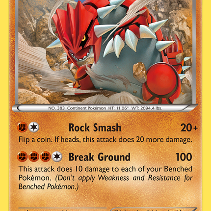 Groudon (84/160) [XY: Primal Clash]