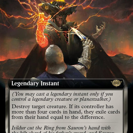 Isildur's Fateful Strike (Extended Art) (Surge Foil) [The Lord of the Rings: Tales of Middle-Earth]