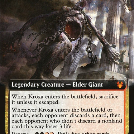 Kroxa, Titan of Death's Hunger (Extended Art) [Theros Beyond Death]