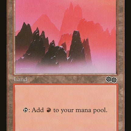 Mountain (345) [Urza's Saga]