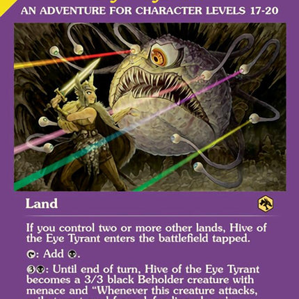 Hive of the Eye Tyrant (Dungeon Module) [Dungeons & Dragons: Adventures in the Forgotten Realms]