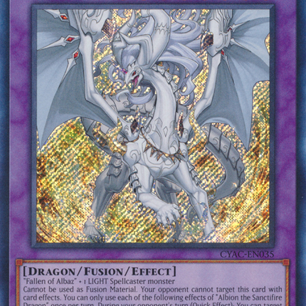 Albion the Sanctifire Dragon [CYAC-EN035] Secret Rare