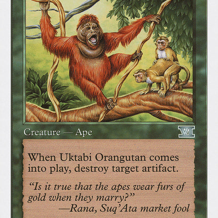 Uktabi Orangutan [Classic Sixth Edition]