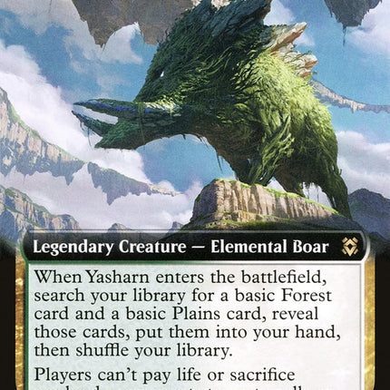 Yasharn, Implacable Earth (Extended Art) [Zendikar Rising]