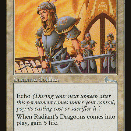 Radiant's Dragoons [Urza's Legacy]