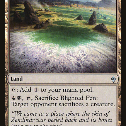 Blighted Fen [Battle for Zendikar]