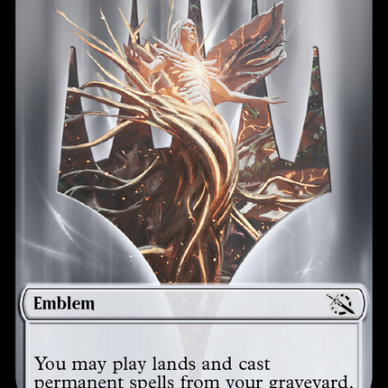 Elemental (9) // Wrenn and Realmbreaker Emblem Double-Sided Token [March of the Machine Tokens]