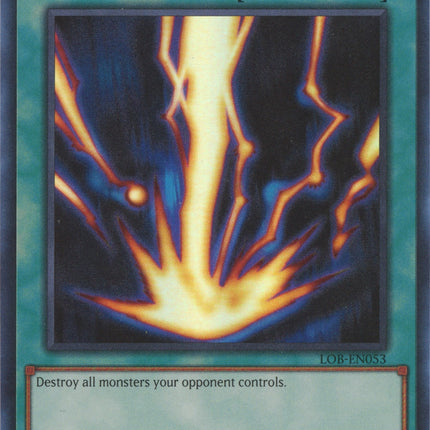 Raigeki (25th Anniversary) [LOB-EN053] Super Rare