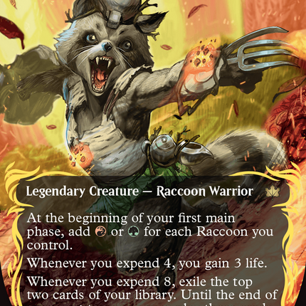 Muerra, Trash Tactician (Borderless) (Raised Foil) [Bloomburrow]