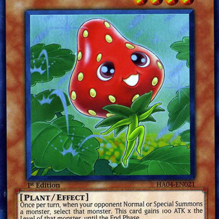 Naturia Strawberry [HA04-EN021] Super Rare