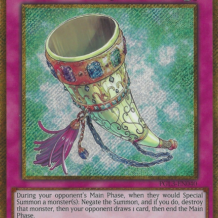 Grand Horn of Heaven [PGL3-EN040] Gold Secret Rare