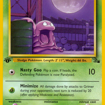 Grimer (48/62) [Fossil 1st Edition]