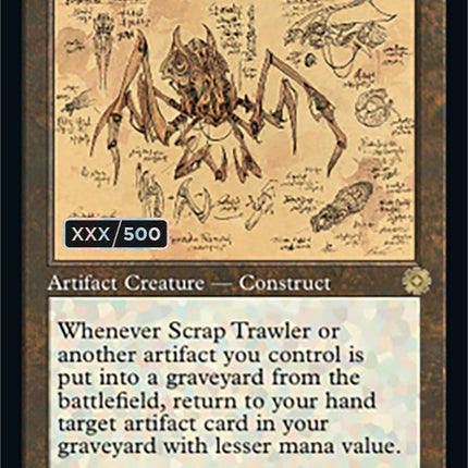 Scrap Trawler (Retro Schematic) (Serialized) [The Brothers' War Retro Artifacts]
