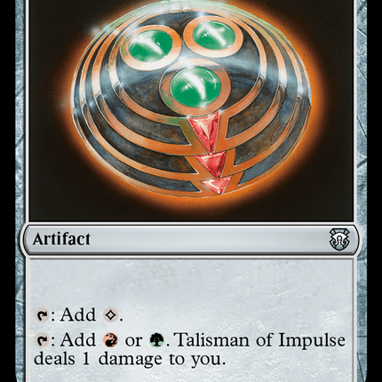 Talisman of Impulse (Ripple Foil) [Modern Horizons 3 Commander]