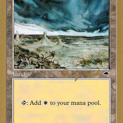 Plains (bh334) (Brian Hacker) [World Championship Decks 1998]