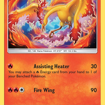 Moltres (38/214) (Let's Play, Eevee) Cracked Ice Holo) (Theme Deck Exclusive) [Sun & Moon: Lost Thunder]