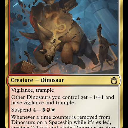 Dinosaurs on a Spaceship (Surge Foil) [Doctor Who]