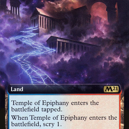 Temple of Epiphany (Extended Art) [Core Set 2021]