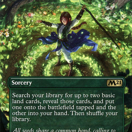 Cultivate (Borderless Alternate Art) [Core Set 2021]