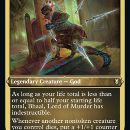 Bhaal, Lord of Murder (Foil Etched) [Commander Legends: Battle for Baldur's Gate]