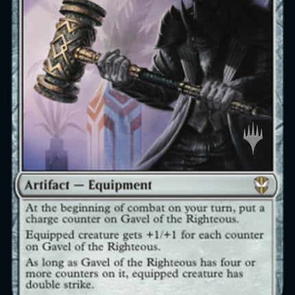 Gavel of the Righteous (Promo Pack) [Streets of New Capenna Commander Promos]