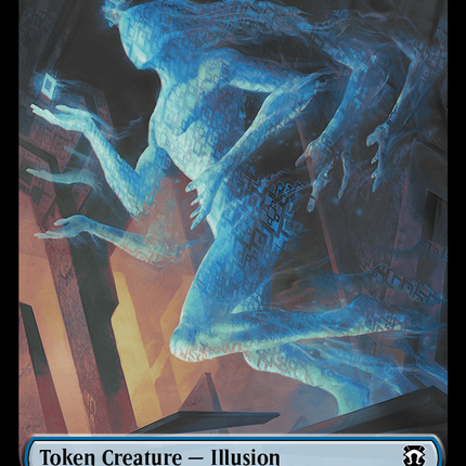 Illusion (Ripple Foil) // Servo Double-Sided Token [Modern Horizons 3 Commander Tokens]