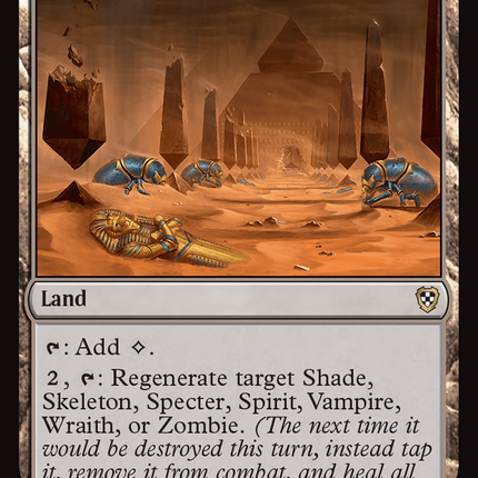 Accursed Duneyard [Aetherdrift Commander]