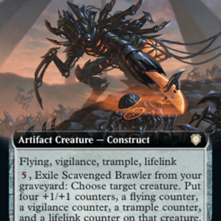 Scavenged Brawler (Extended Art) [The Brothers' War Commander]