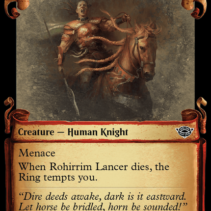 Rohirrim Lancer [The Lord of the Rings: Tales of Middle-Earth Showcase Scrolls]